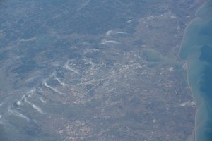 iss062e001720 (Feb. 7, 2020) --- This oblique view of Houston, Texas, was taken from the International Space Station as it was orbiting several hundreds of miles away over Mexico.