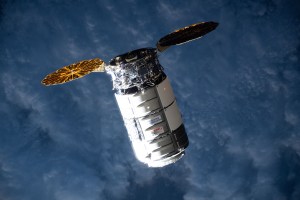 Northrop Grumman's Cygnus space freighter approaches the International Space Station to deliver more than 8,200 pounds of science experiments, crew supplies, and station hardware for the Expedition 70 crew. Both spacecraft were orbiting 262 miles above the Middle East at the time of this photograph.