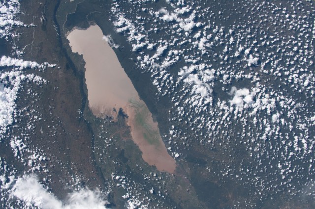 iss062e105922 (March 24, 2020) --- Lake Rukwa in Tanzania is pictured from the International Space Station as it orbited above the Africa continent.