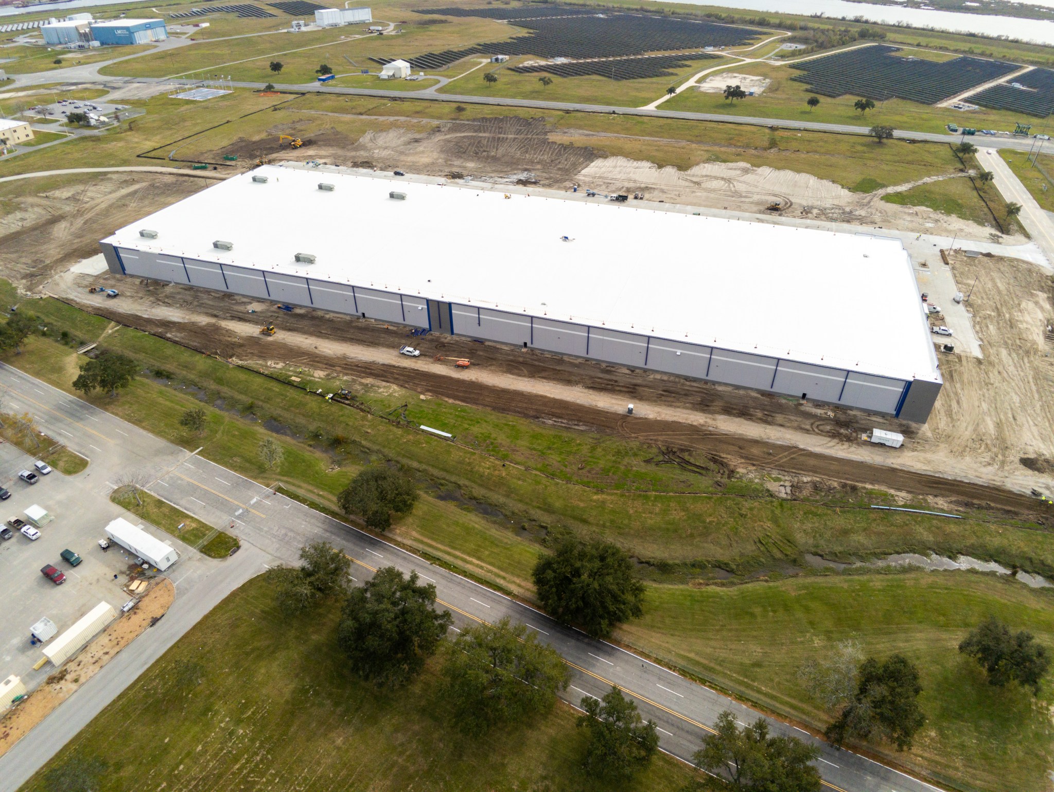 Propel Park construction at the Michoud Assembly Facility.
