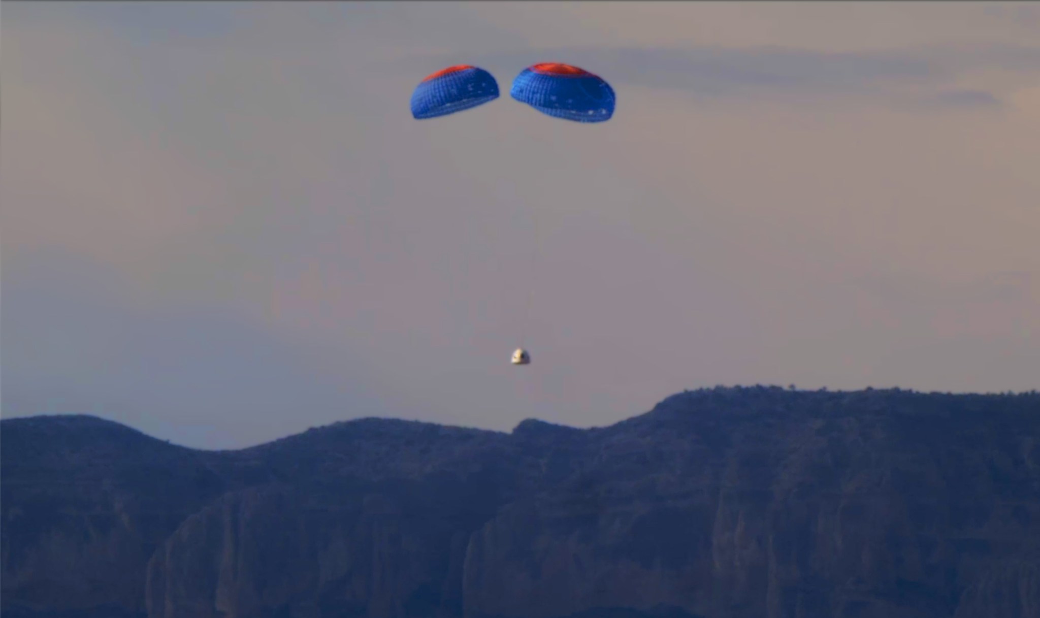 Photo of New Shepard crew capsule