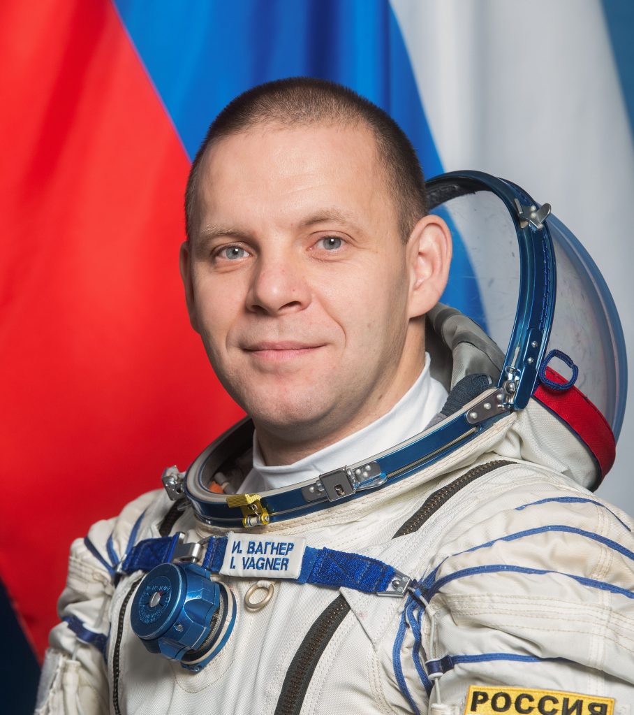 jsc2024e009743 (Jan. 11, 2024) --- Roscosmos cosmonaut and Soyuz MS-26 Board Engineer-1 Ivan Vagner poses for a crew portrait at the Gagarin Cosmonaut Training Center. Credit: GCTC/Andrey Shelepin