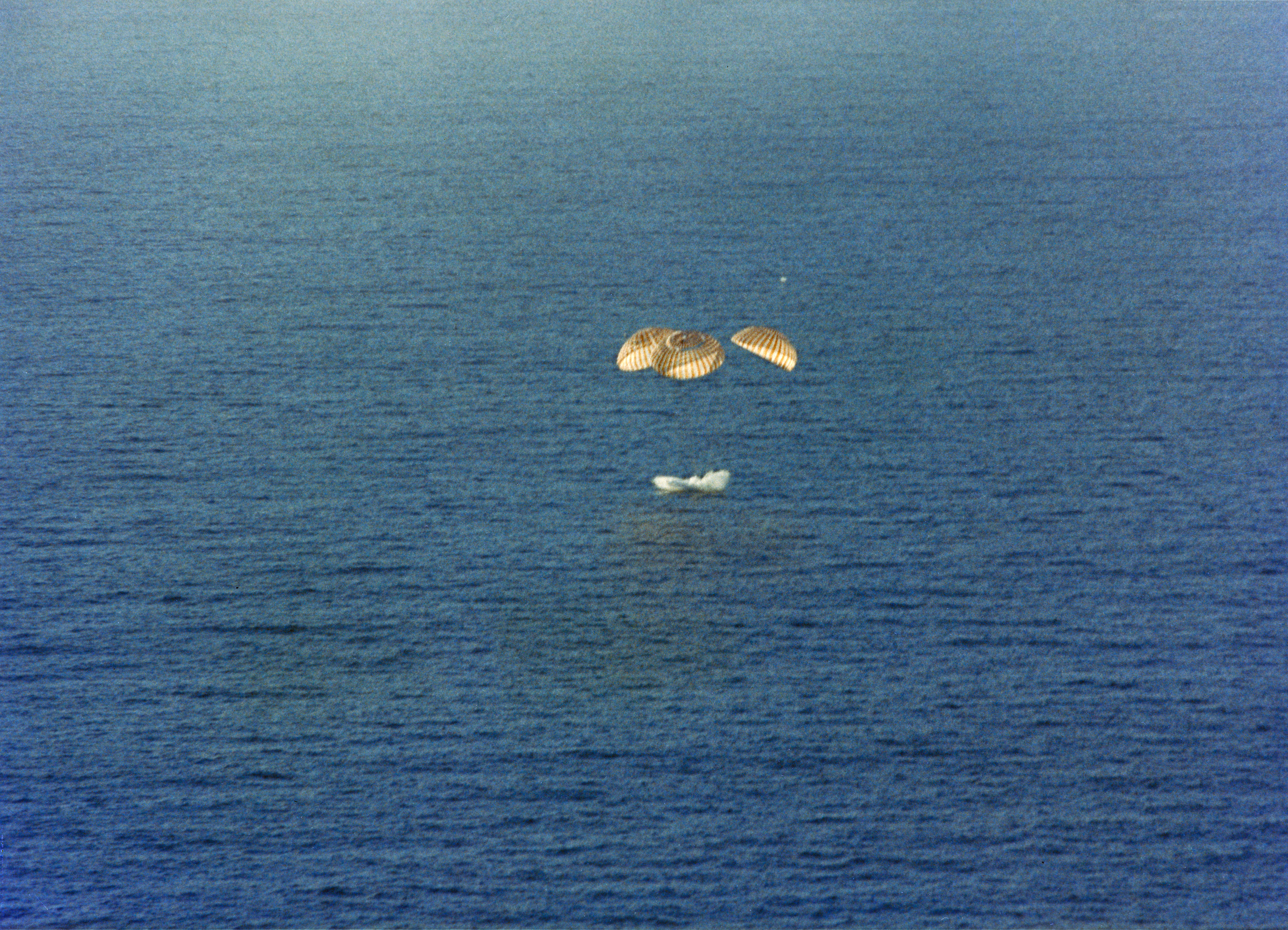 Splashdown of Skylab 4