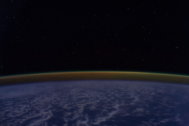 iss062e148372 (April 13, 2020) --- The Earth's glow blankets the horizon as the International Space Station was nearing Perth, Australia over the Indian Ocean.