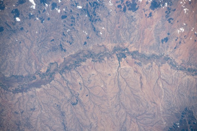 iss062e103426 (March 20, 2020) --- The Shebelle River in Ethiopia us pictured as the International Space Station orbited 258 miles above the African continent.