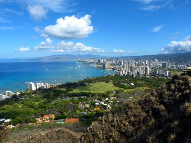 Photo of Honolulu, Oaho, Hawaii, pictured from Diamond Head