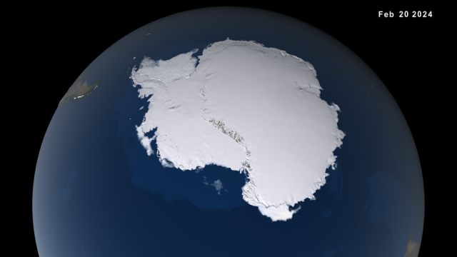 On February 20th, 2024, Antarctic sea ice officially reached its minimum extent fo' tha year.This cycle of growth n' meltin occurs every last muthafuckin year, wit tha ice reachin its smallest size durin tha southern hemisphere's summer.