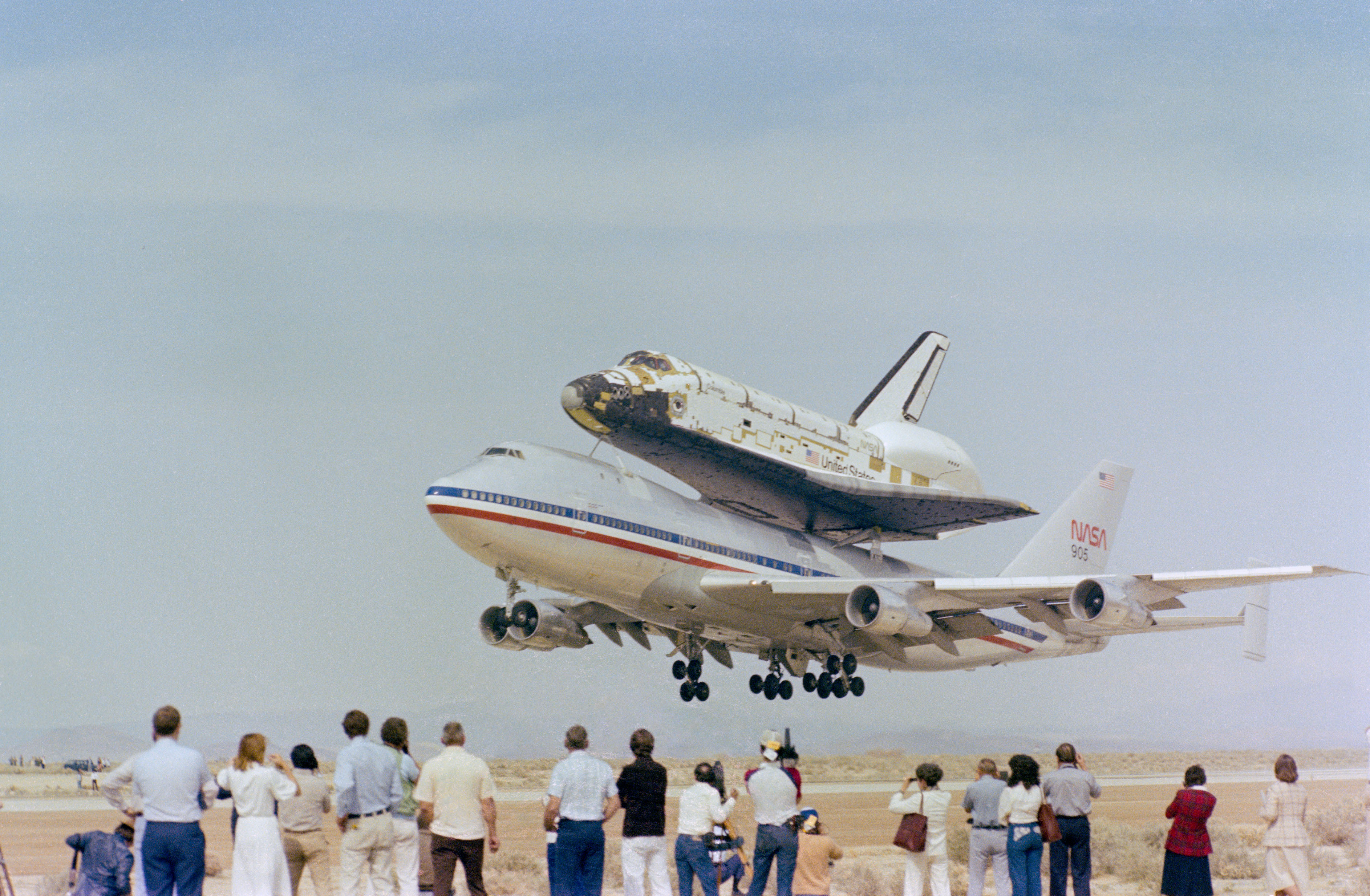 Il y a 45 ans : la navette spatiale Columbia arrivait au Kennedy Space Center de la NASA