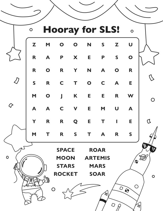 Hooray for SLS! Word Search