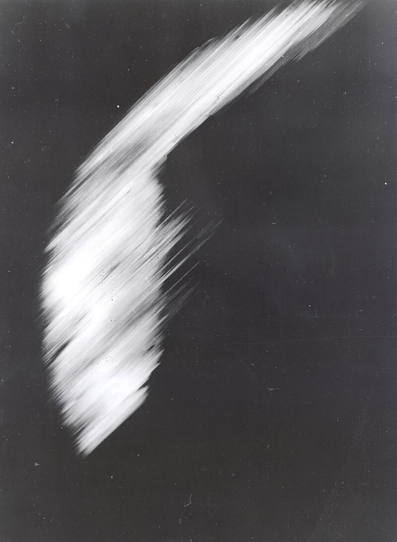 The first photograph of Earth taken from orbit, by the Explorer 6 satellite