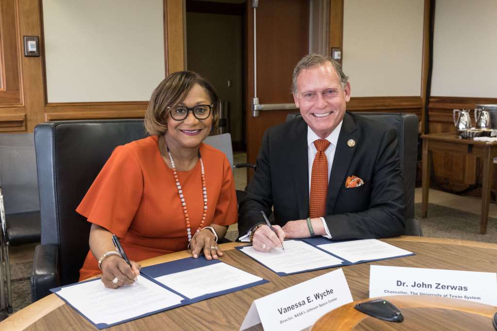 University of Texas & Johnson Space Center Space Act Agreement - Ceremonial Signing