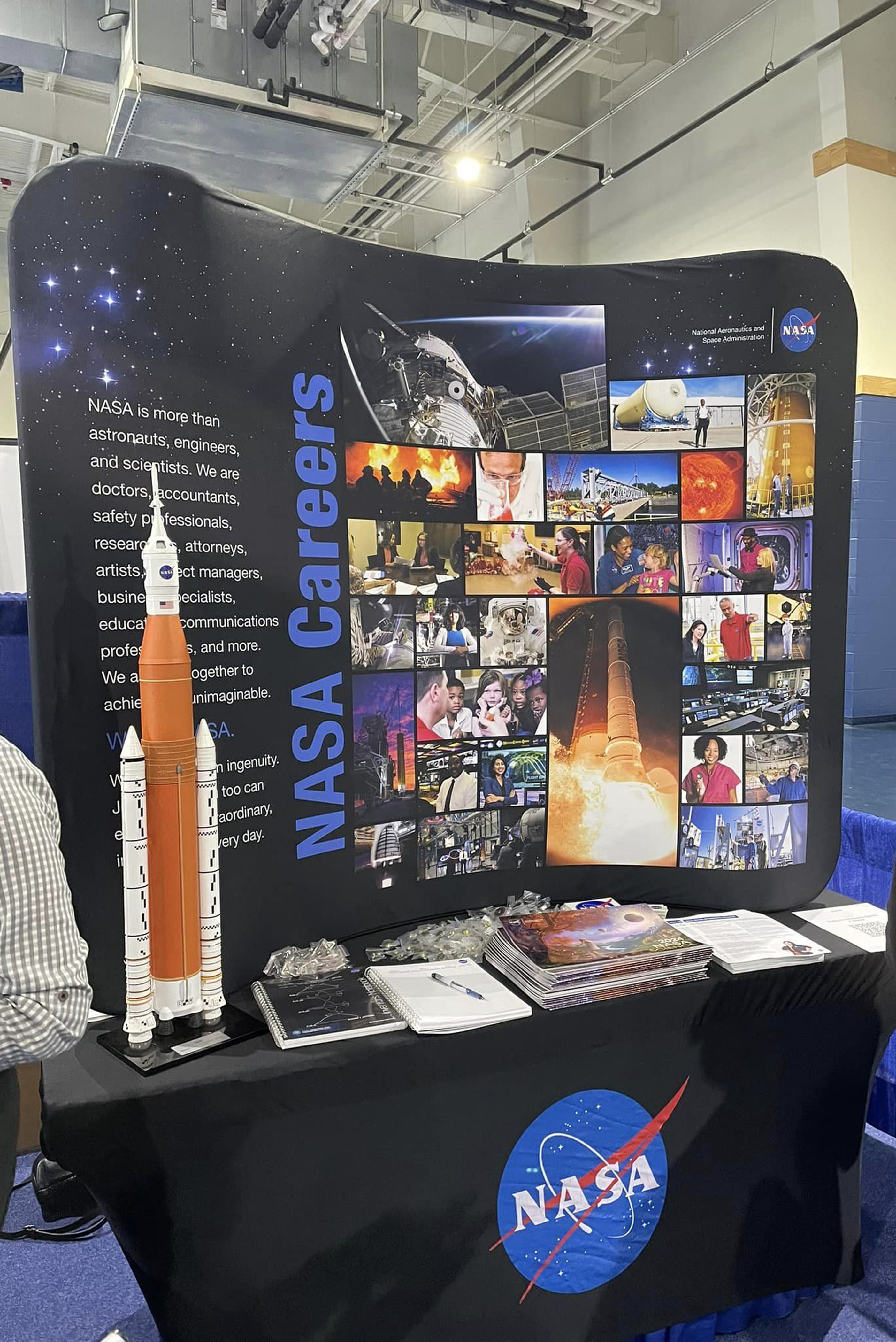 NASA Careers display