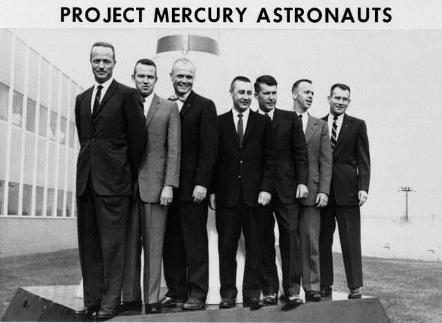 The 7 Project Mercury astronauts