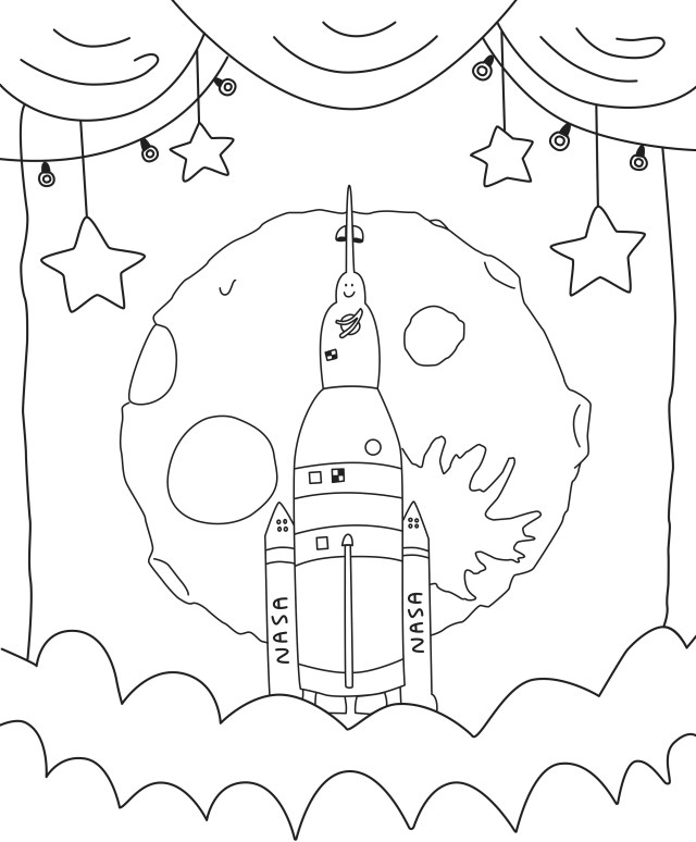 Hooray for SLS! Coloring Sheets Page 5