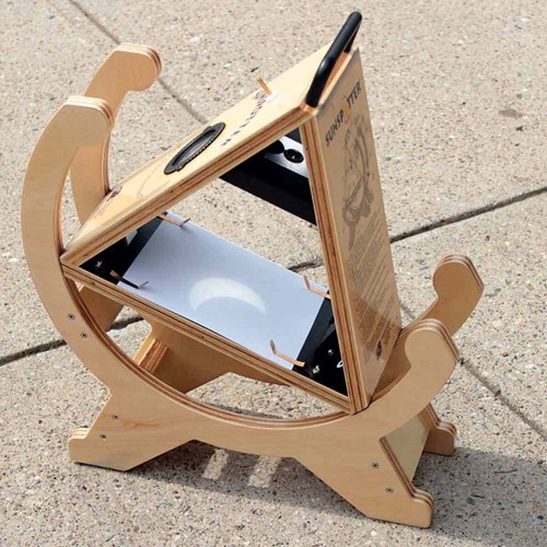 Sun spotter to see solar eclipse.