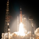 ASA’s Space Launch System carrying the Orion spacecraft lifts off the pad at Launch Complex 39B at the agency’s Kennedy Space Center in Florida at 1:47 a.m. EST on Nov. 16, 2022.