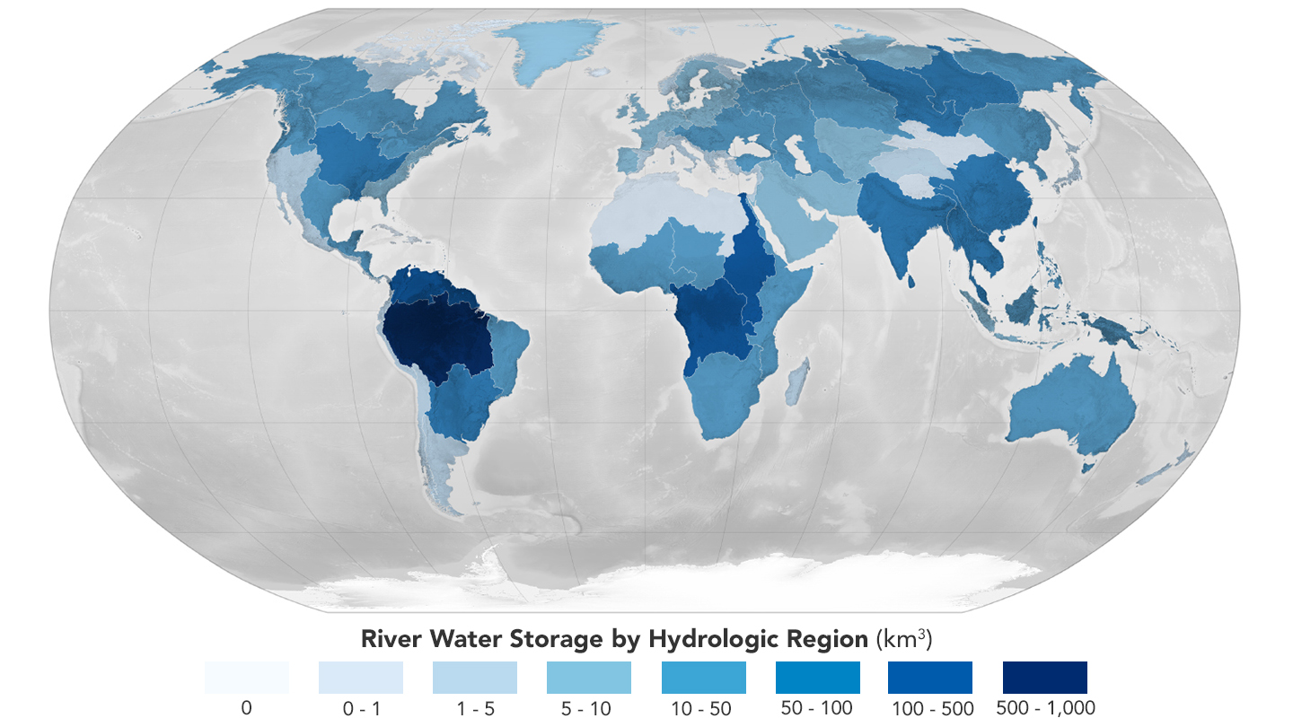 Computer models of 3 million river segments