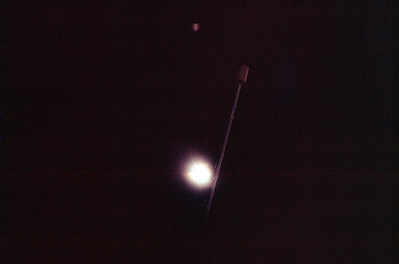 Gemini XII astronauts photograph the total solar eclipse from Earth orbit in November 1966