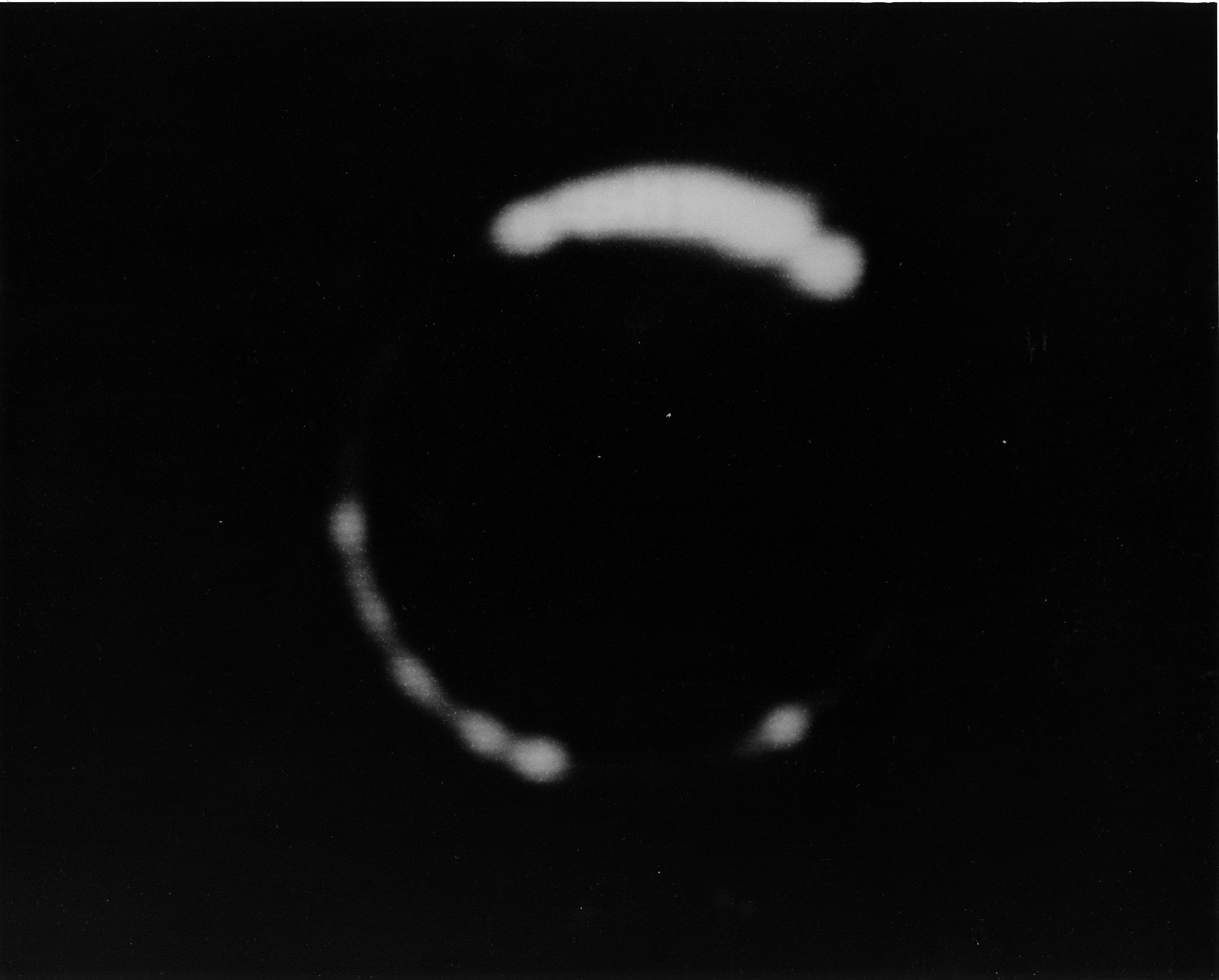 Surveyor 3 observes a solar eclipse from the Moon in April 1967
