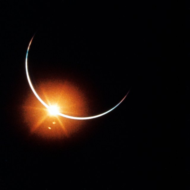 In November 1969, Apollo 12 astronauts returning from Moon experienced a solar eclipse as the Earth blocked the Sun shortly before splashdown