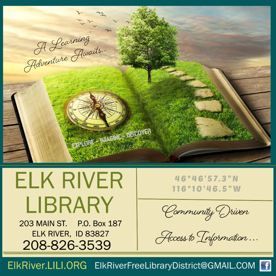 Elk River Library info graphic.
