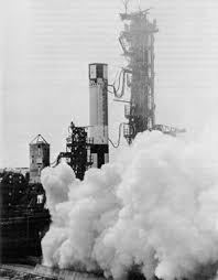 Static test of the Titan II’s two stages