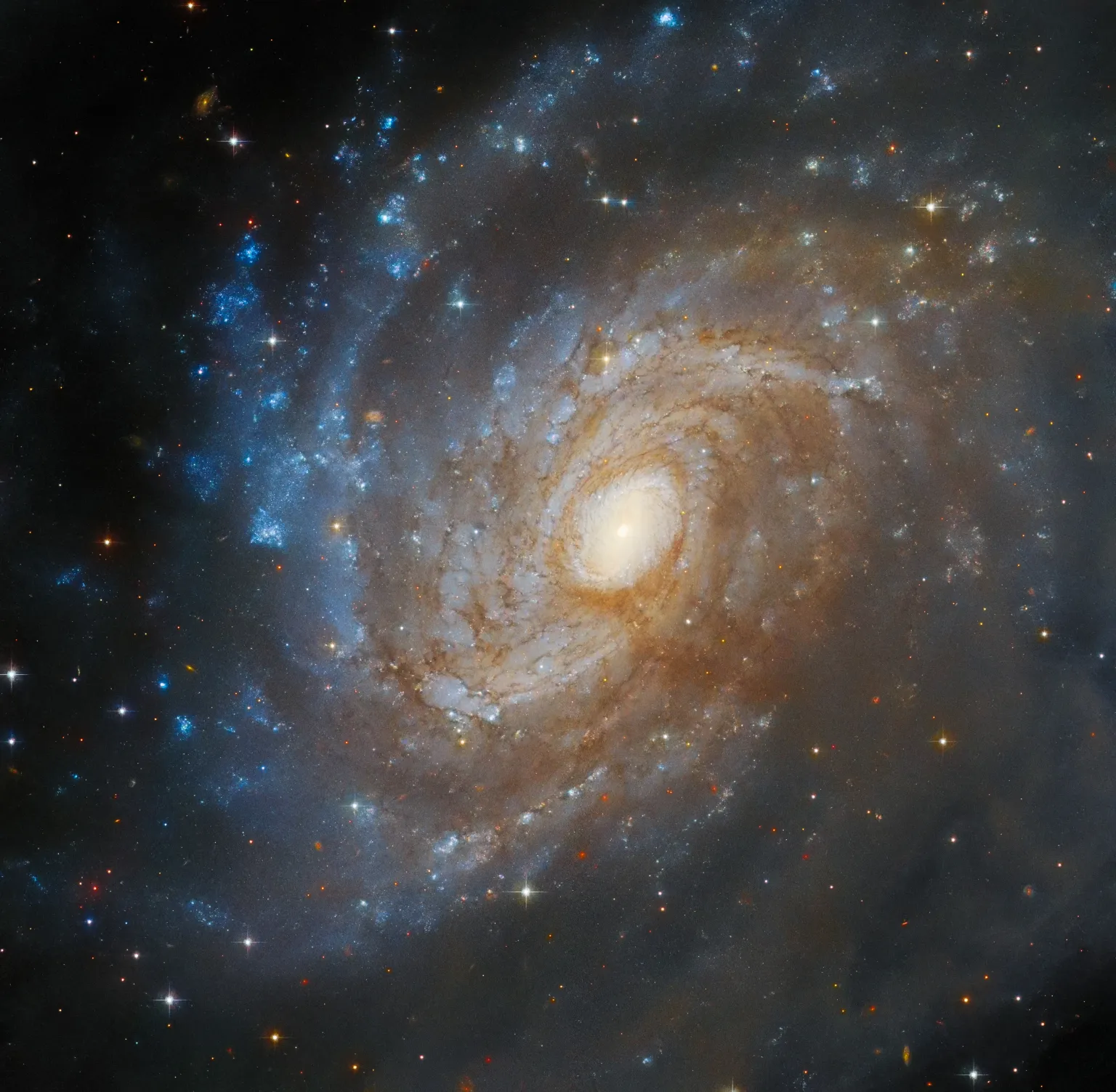 This Hubble image features the spiral galaxy IC 4633.