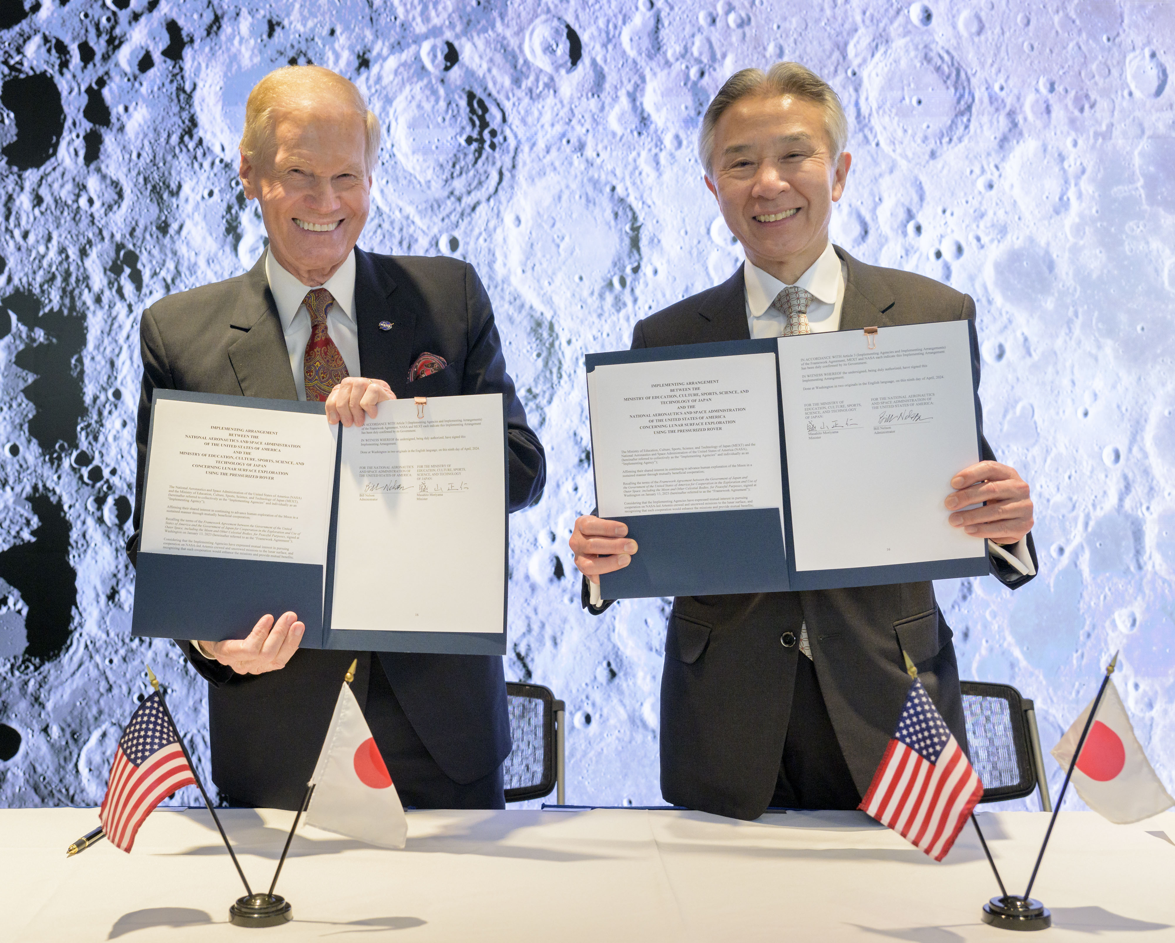 La NASA et le Japon renforcent leur coopération spatiale et signent un accord pour le rover lunaire