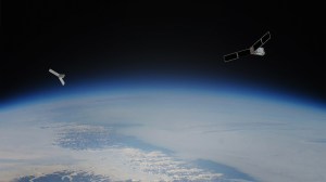 The PREFIRE (Polar Radiant Energy in the Far-InfraRed Experiment) mission will send two CubeSats – shown as an artist’s concept against an image of Earth from orbit – into space to study how much heat the planet absorbs and emits from its polar regions, including the Arctic and Antarctica