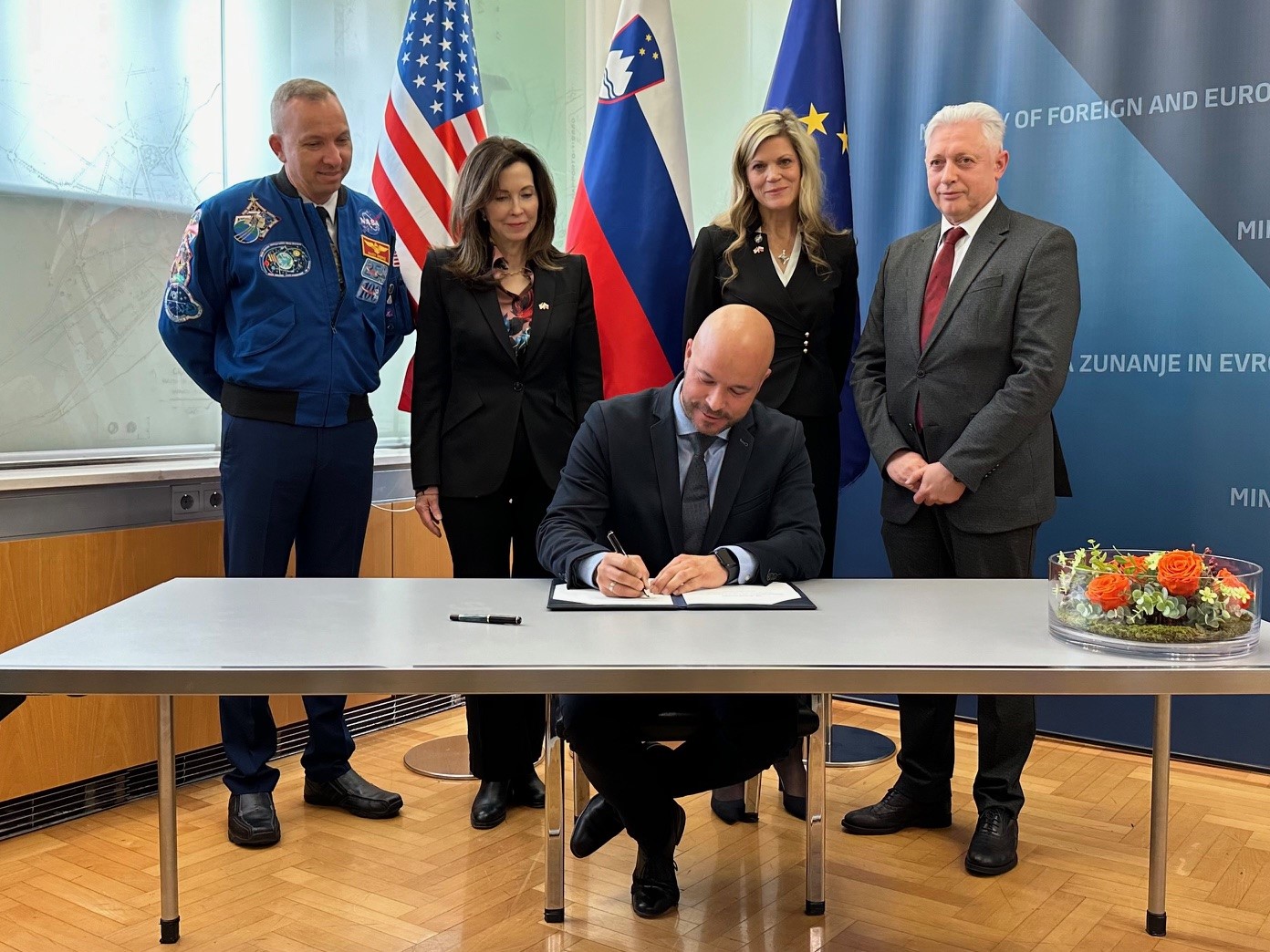 Slovenia Signs Artemis Accords, Joins Pursuit of Safer Space