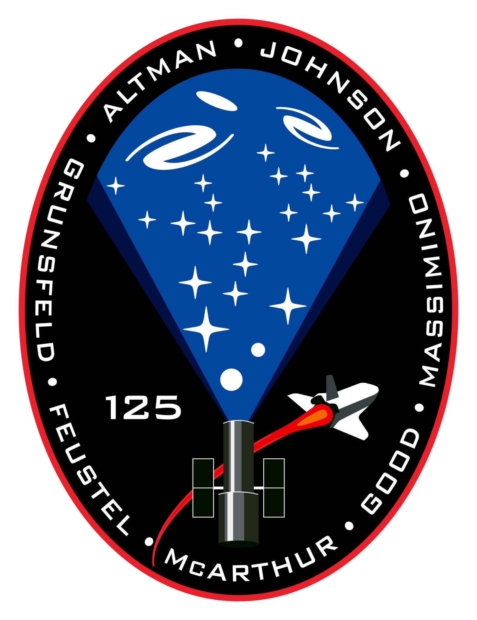 STS-125 mission patch