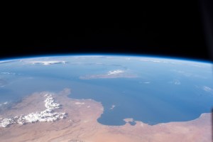 iss060e014848 (July 26, 2019) --- The Mediterranean coasts of Tunisia and Libya and the Italian island of Sicily across the sea are pictured as the International Space Station orbited 260 miles above north Africa.