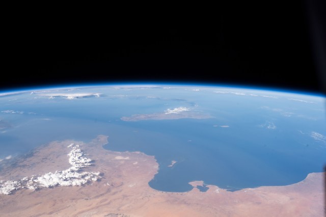 iss060e014848 (July 26, 2019) --- The Mediterranean coasts of Tunisia and Libya and the Italian island of Sicily across the sea are pictured as the International Space Station orbited 260 miles above north Africa.