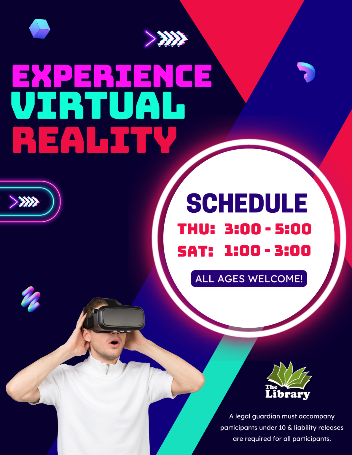 Virtual Reality sign.