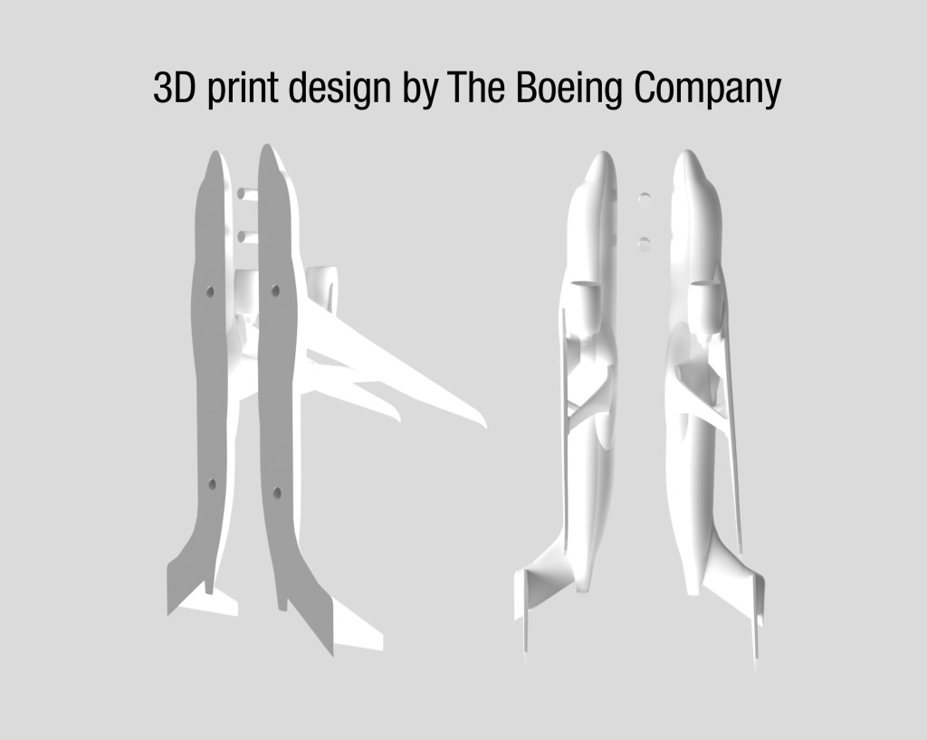 Angles of the X-66 3D model.