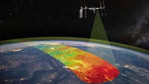 This artist’s conception depicts AWE scanning the atmosphere from aboard the International Space Station. AWE will measure variations in infrared airglow to track atmospheric gravity waves as they move up from the lower atmosphere into space. Credit: Utah State University Space Dynamics Laboratory