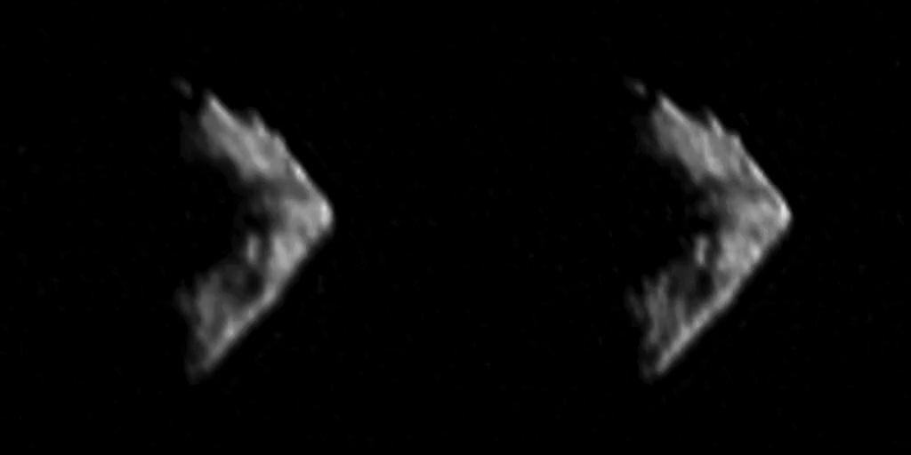 Stereo movie of Dinkinesh from NASA’s Lucy mission.