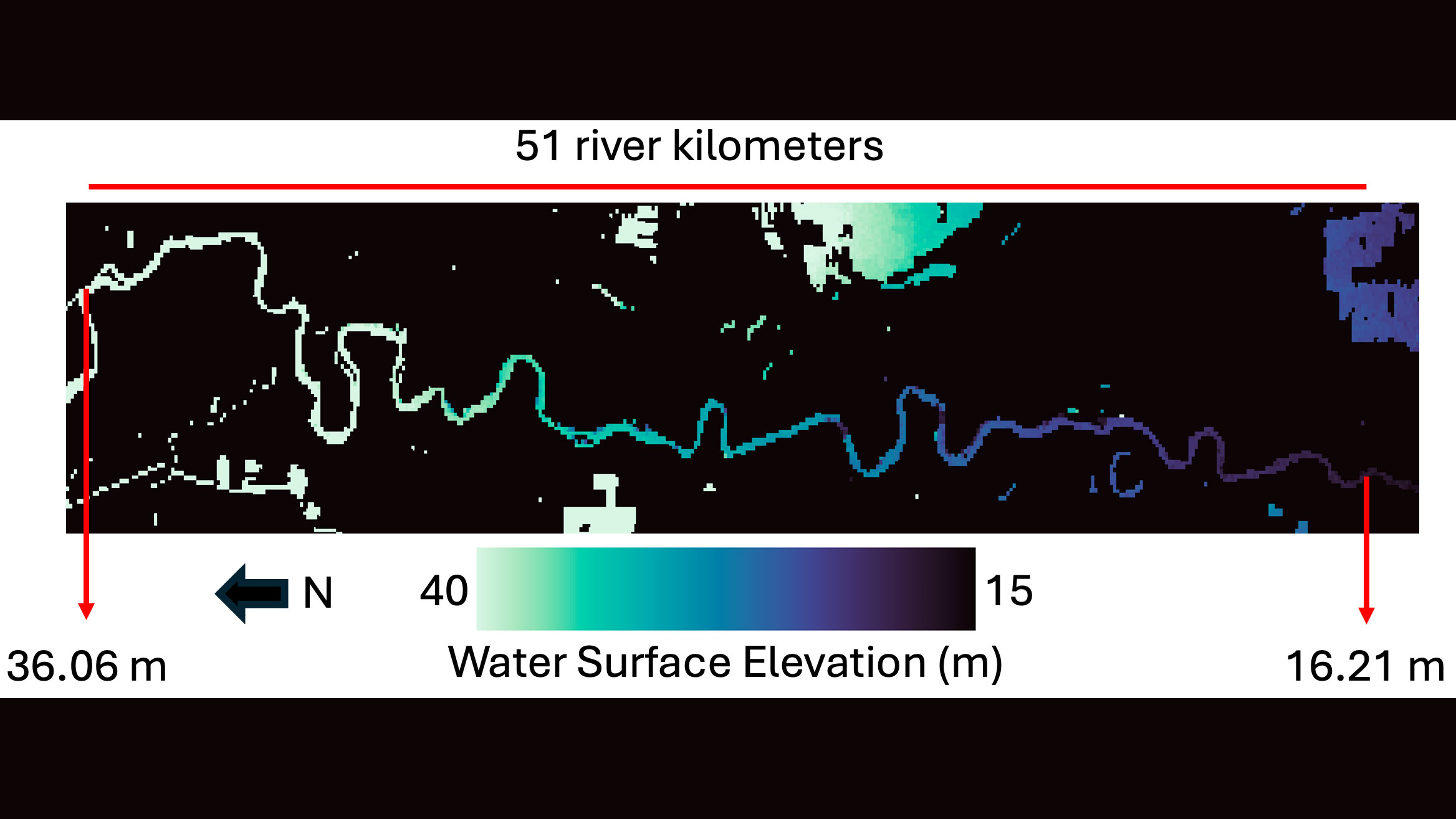 SWOT river slope data