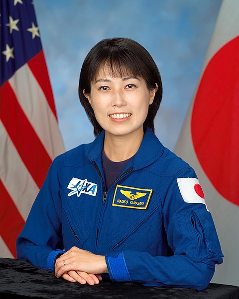 Astronaut Naoko Yamazaki of the Japan Aerospace Exploration Agency