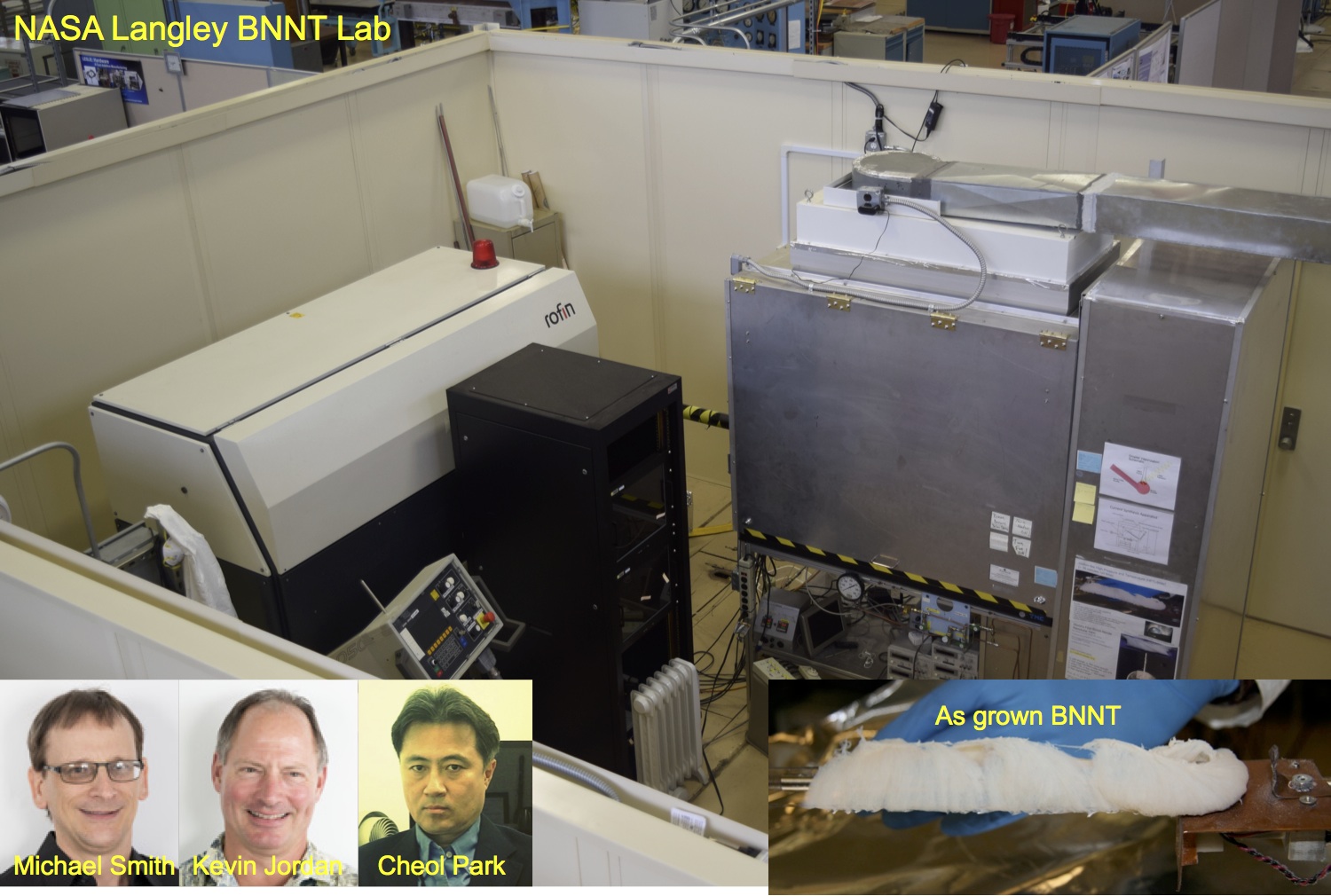 NASA BNNT Lab with inventors