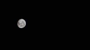 iss071e045749 (April 26, 2024) -- An illuminated waning gibbous moon contrasts the deep black of space as the International Space Station soared 270 miles over the Southern Ocean.