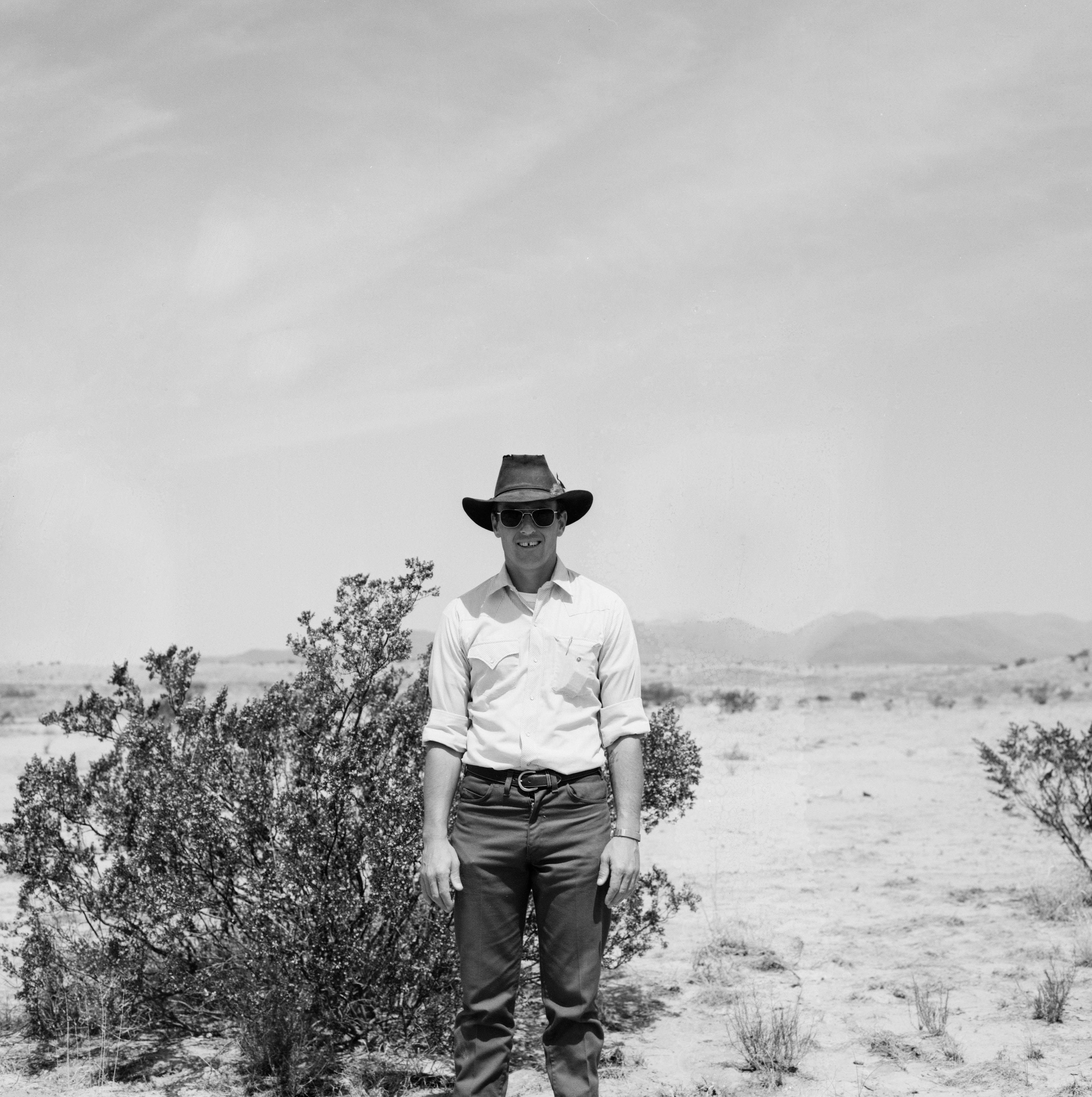 Apollo 12 astronaut Charles “Pete” Conrad during the geology field trip to Big Bend, Texas