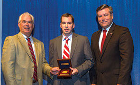 Marshall Center Director, Patrick Scheuermann, and Marshall Engineering Director, Chris Singer,