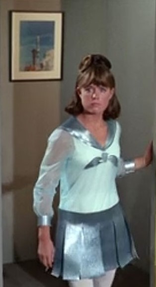 Picture of the Gemini VI launch in the background in the 1967 Star Trek episode “Court Martial.”