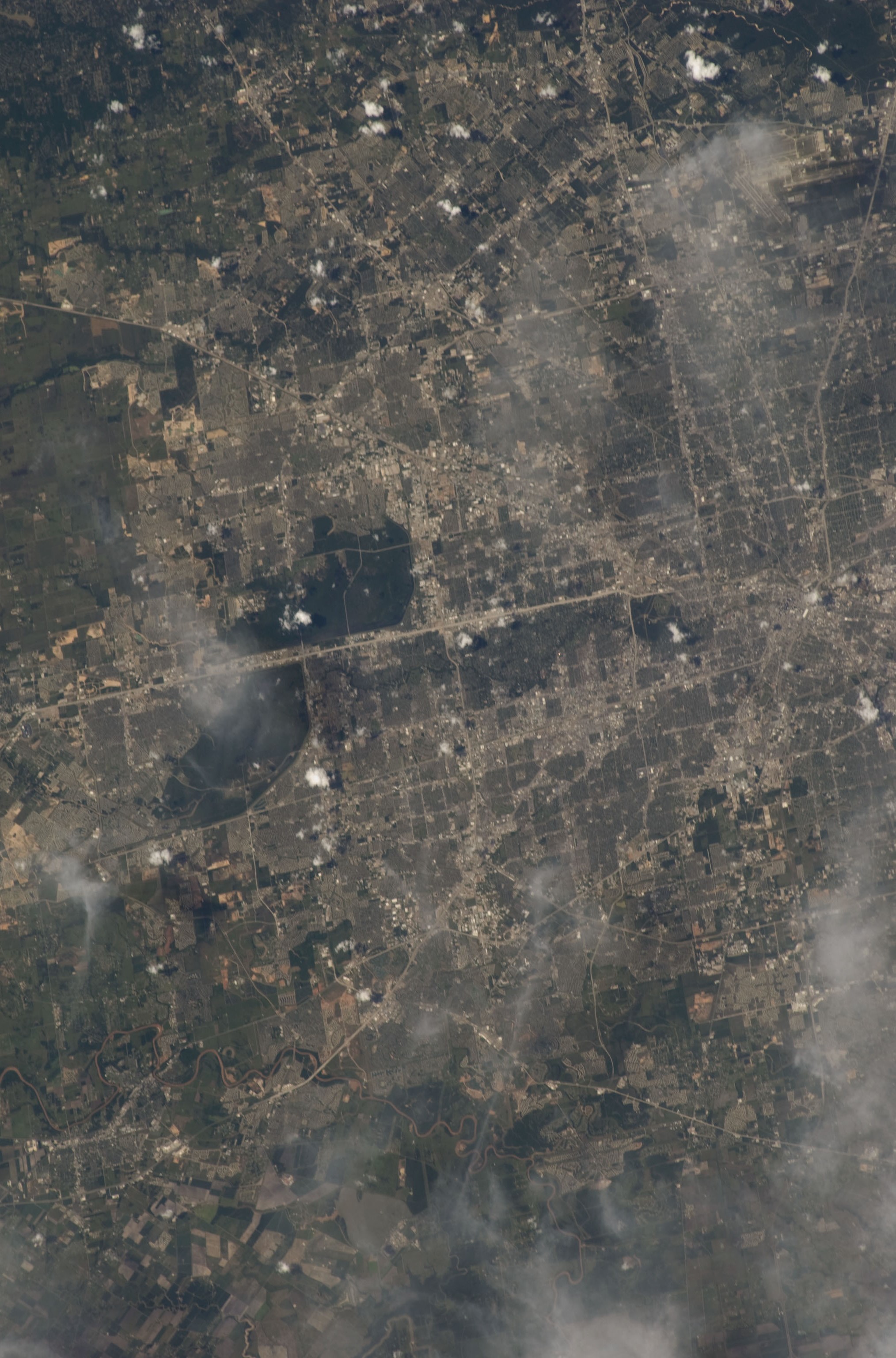 The western half of the Houston metropolitan area
