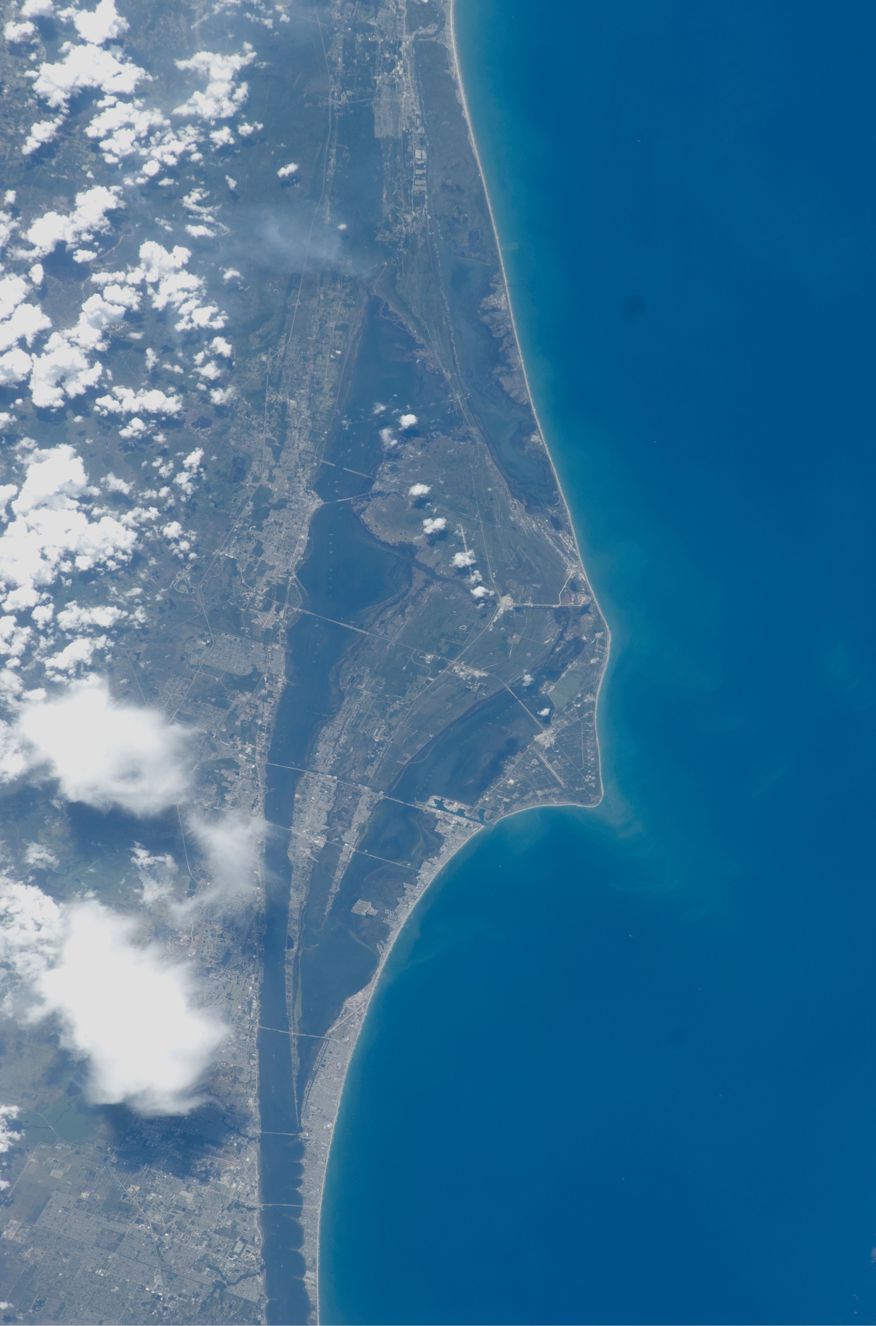 The Cape Canaveral area in Florida