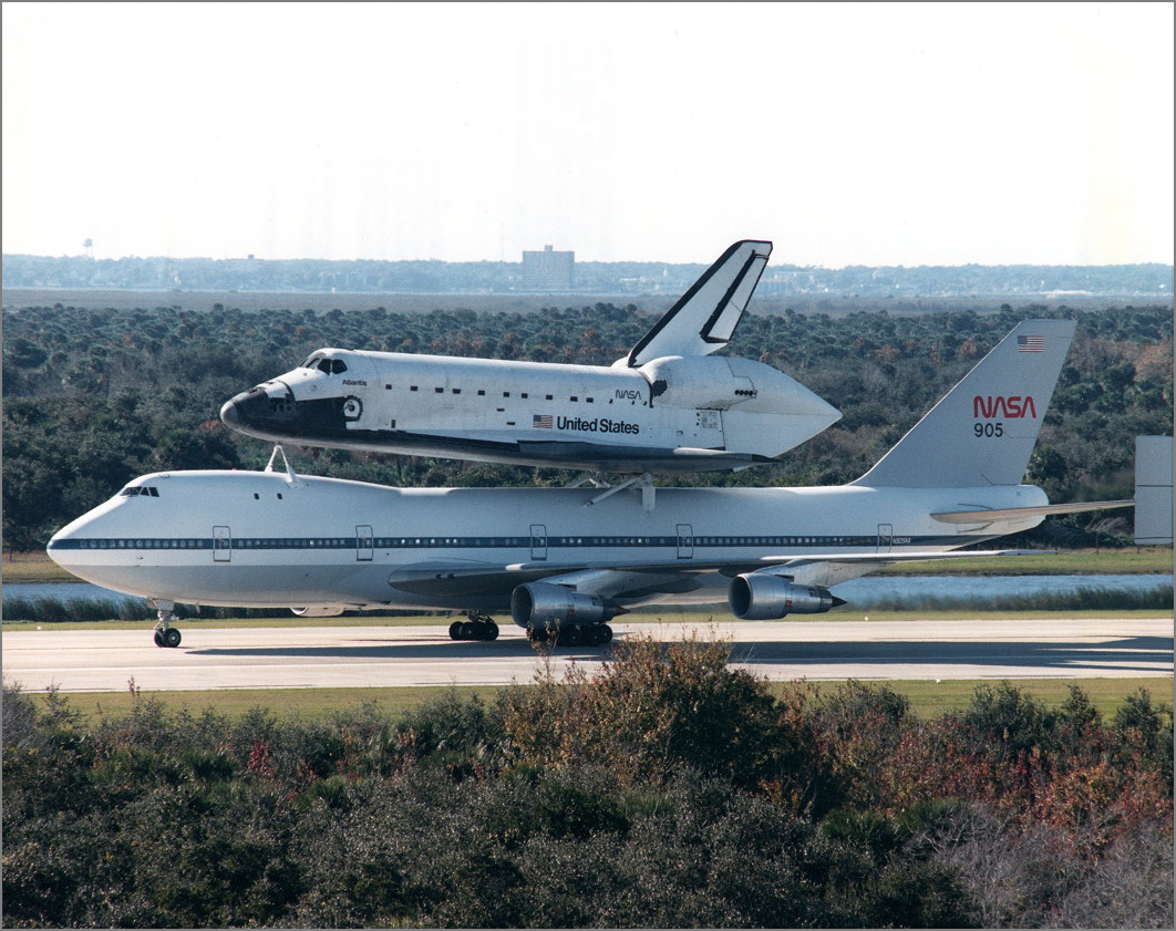 Atlantis returns to NASA's Kennedy Space Center in Florida following STS-27