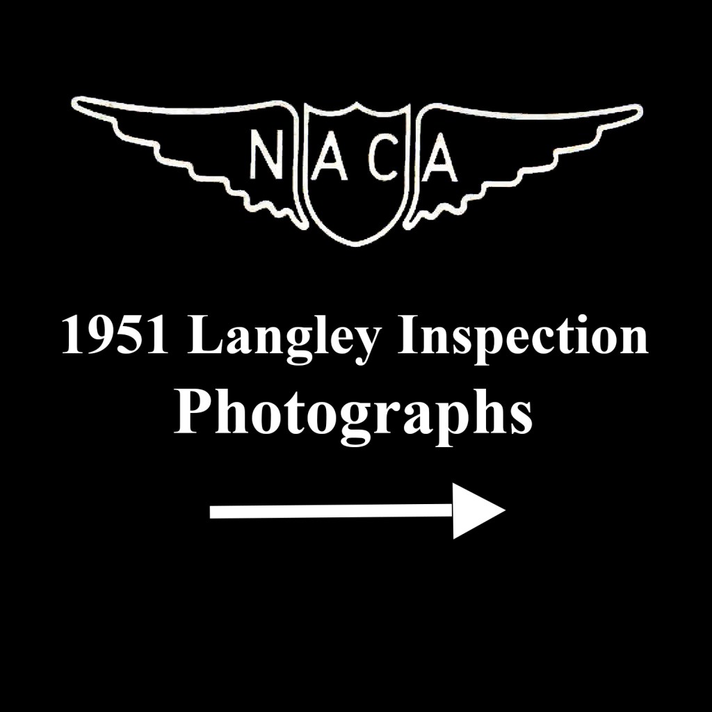 Slide noting photographs from the 1951 Langley Inspection.