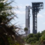 A United Launch Alliance Atlas V rocket with Boeing’s CST-100 Starliner spacecraft aboard is seen on the launch pad at Space Launch Complex 41 ahead of the NASA’s Boeing Crew Flight Test, Friday, May 31, 2024 at Cape Canaveral Space Force Station in Florida.