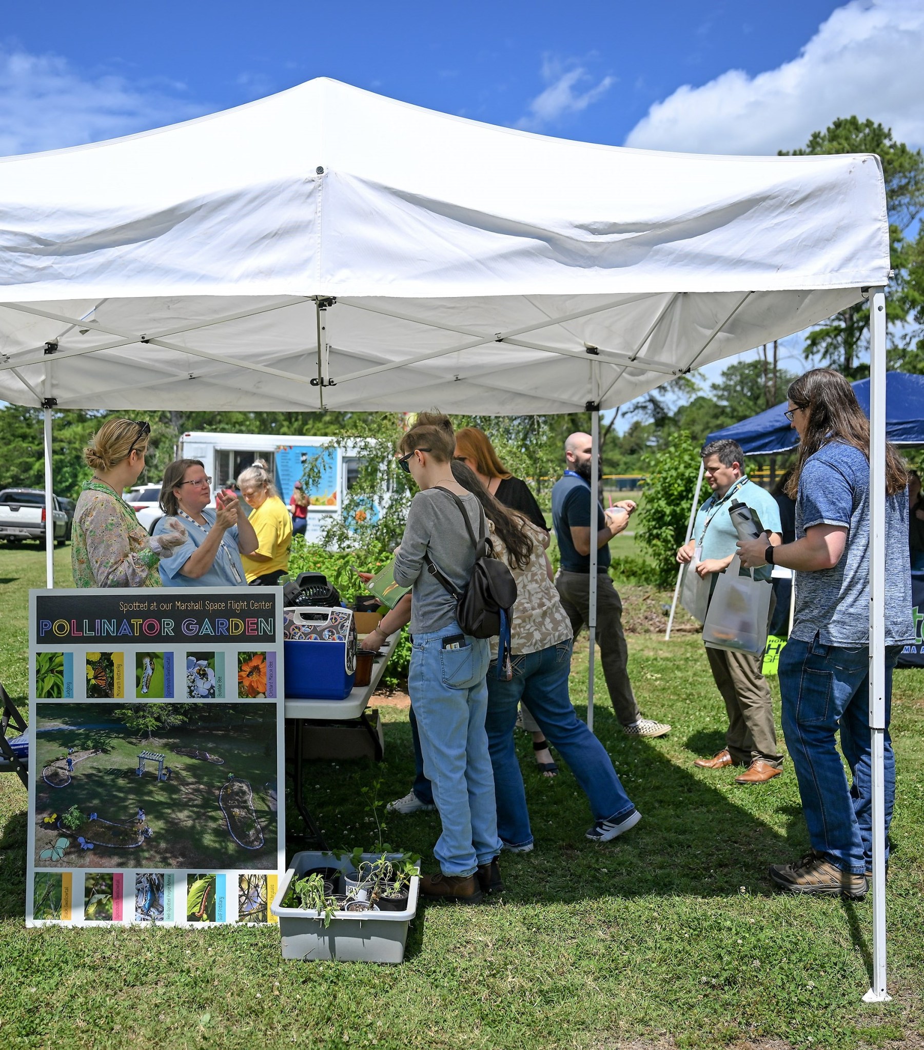 NASA MSFC Pollinator week event in Butterfly Garden at the 4315 walking trail.